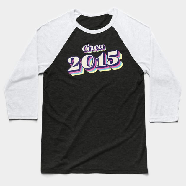 2015 Birthday Baseball T-Shirt by Vin Zzep